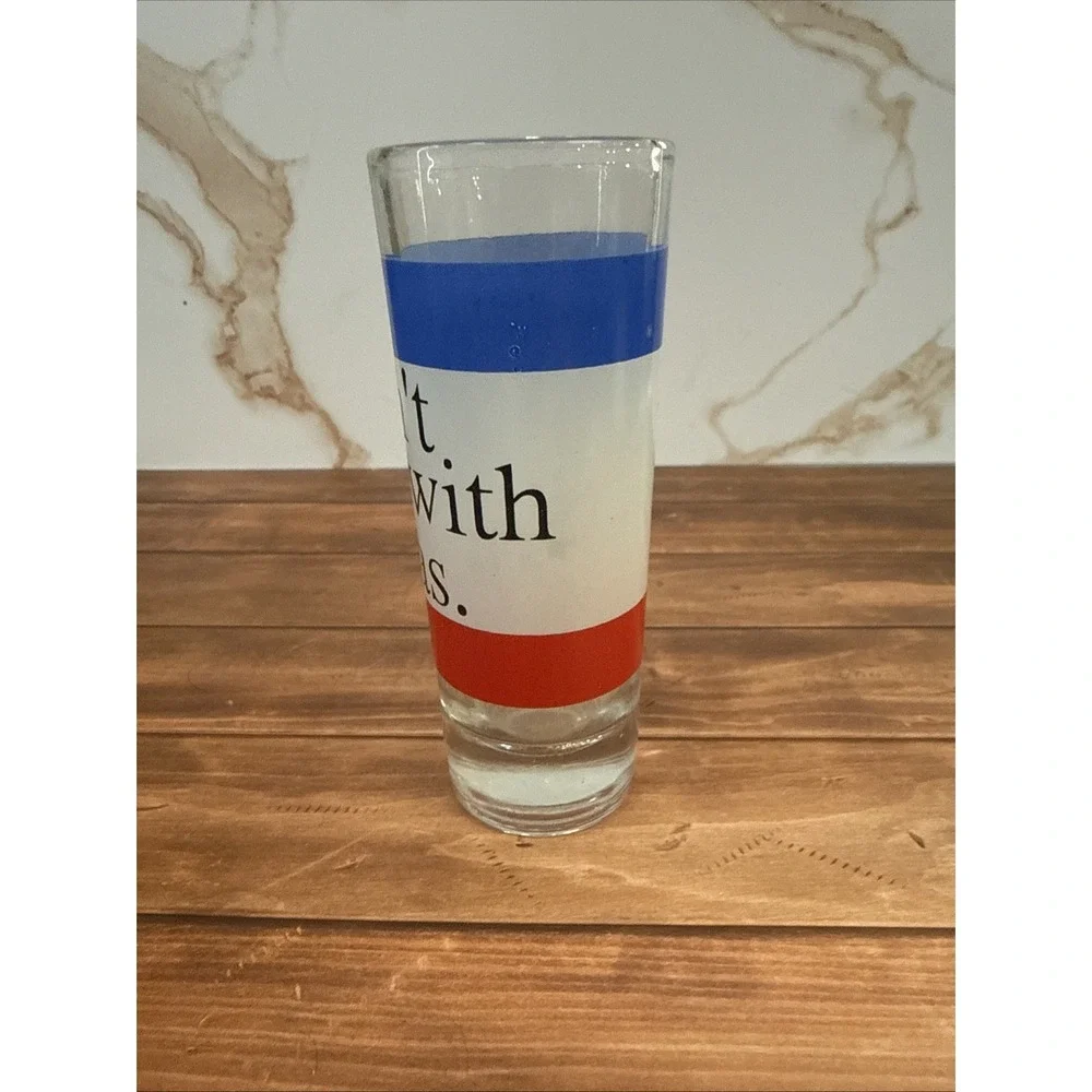 Texas Shot Glass Don't Mess With Texas‎ Double Shot